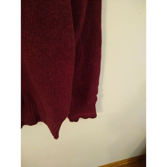 Men's Eddie Bauer Men's Large Burgundy sweater. Size Tall XLarge. - Picture 4 of 6